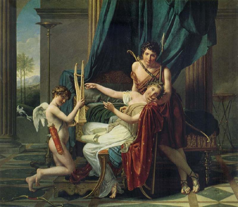 Jacques-Louis  David Sappho and Phaon Germany oil painting art